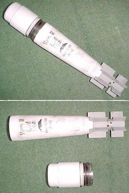 NATO 51mm Illuminating Mortar Bomb